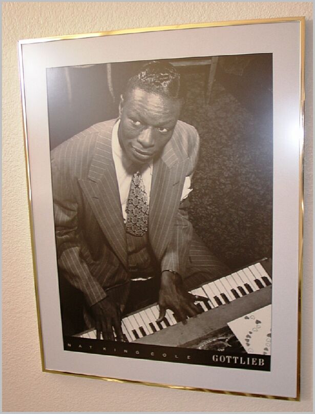 Nat King Cole print 130 frame nonglare 240